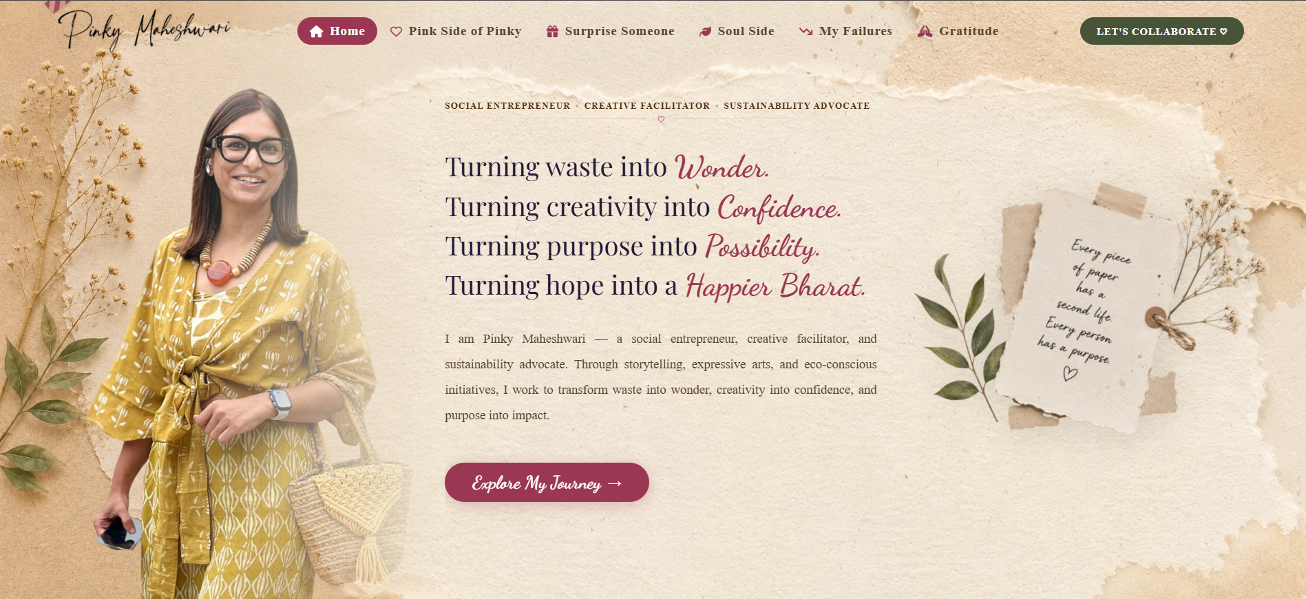 Portfolio - Pinky Maheshwari